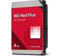 WD Red Plus - Disque dur - 4 To - interne - 3.5" - SATA 6Gb/s - 5400 tours/min - mémoire tampon : 128 Mo