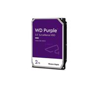 WD Purple WD22PURZ - Disque dur - 2 To - interne - 3.5" - SATA 6Gb/s - mémoire tampon : 256 Mo