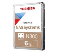 Toshiba 8.9cm (3.5") 6TB SATA3 NAS N300 7200RPM Intern Bulk