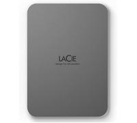 Disque dur portable externe - LACIE - Mobile Drive Secure v2 - 4To - USB 3.1-C - Gris espace