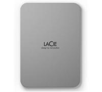 Disque dur portable externe - LACIE - Mobile Drive v2 - USB 3.1-C - 4To - Gris (STLP4000400)