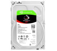 Seagate IronWolf 3 To, Disque dur interne NAS HDD - 3,5 pouces SATA 6 Gbit/s 5 900 tr/min, 64 Mo de mémoire cache, pour NAS RAID Blanc G