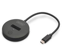 Disque dur SSD externe - DIGITUS - DA-71547 - USB-C - M.2 NVMe/SATA - Noir