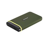 Disque dur SSD externe - TRANSCEND - 4To - Couleur verte - Portable - Haute capacité