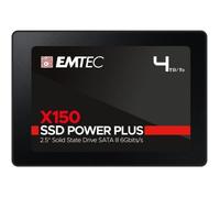 Disque Dur SSD Interne 2,5 - EMTEC - X150 Power Plus - 4To - SATA III - 520Mo/s