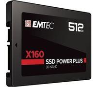 Disque Dur SSD Interne Emtec X160 512Go 2.5 SATA III 520Mo/s Noir Noir G