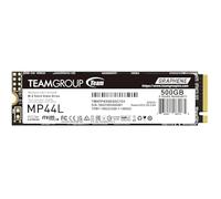 TEAMGROUP MP44L 500GB SLC Cache NVMe 1.4 PCIe Gen 4x4 M.2 2280 Disque dur SSD pour ordinateur portable et de bureau (R/W vitesse jusqu'à 5 000/3 700 Mo/s) TM8FPK500G0C101