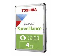 Toshiba Disque dur S300 Surveillance 4 To 3,5" SATA 6Gb/s 5400 tours/min mémoire tampon 128 Mo