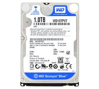 Disque Dur WD Bleu 1TB WD10TPVT 5400 RPM 8Mb Cachette SATA II 2,5 ''