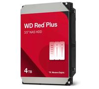 WD Red Plus - Disque dur - 4 To - interne - 3.5" - SATA 6Gb/s - 5400 tours/min - mémoire tampon : 128 Mo