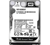 Disque Dur WD SCORPIO BLACK WD1600BEKT 160GB 7200T/min 16MB SATA II 2.5'' Pouces