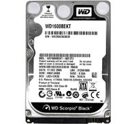 Disque Dur WD SCORPIO BLACK WD1600BEKT 160GB 7200T/min 16MB SATA II 2.5'' Pouces