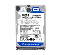 Disque Dur Western Digital WD5000BPVT 500GB 5400U/Min 8MB Cachette SATA II 2.5'