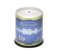 Disque DVD+R Optical Quantum 4,7 Go 16x enregistrable - 100 broches (FFP) OQDPR16LT-BX