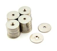 Disque en Acier Contre-À-Craie Pour Utiliser Les Aimants, Suspendre Les Illustrations Ou Les Panneaux D'Affichage - 25mm dia x 2mm D'Épaisseur x 4mm - Pack de 200