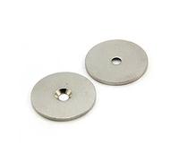 Disque en Acier Contre-À-Cutation Pour Utiliser Les Aimants, Suspendre Les Illustrations Ou Les Panneaux D'Affichage - 32mm dia x 2mm D'Épaisseur x 4mm - Pack de 200