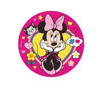 Disque en azyme Minnie rose 20 cm - Multicolore