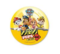 Disque en azyme Pat' Patrouille jaune 20 cm - Multicolore