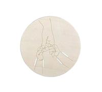 Disque en bois commémoratif pour nouveau-né avec artisanat exquis pour décoration de chambre de bébé