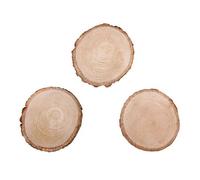 Rayher 65201000 Disque en bois, naturel, 10-12cm ø