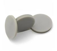 Disque en céramique de nitrure d'aluminium à haute conductivité thermique - Feuille isolante 2 pièces for l'électronique et la recherche scientifique(72.6mmx0.6mm)