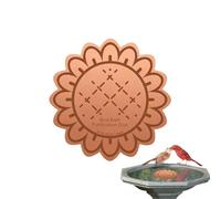Disque En Cuivre Pour Bain D'oiseaux - Métal Élémentaire 10 Cm | 3Point Support AllSeason Safe Water Cleaning Disk Fontaine Inlay | Dispositif De Soins De La Faune Pour Jardin, Cour, Patio, Balcon