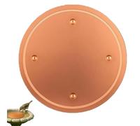Disque en cuivre pour bain d'oiseaux | Nettoyeur d'eau en cuivre pur pour bain d'oiseaux - Nettoyant antidérapant portable pour bain d'oiseaux pour paysage, cour, jardin, cour d'anniversaire, jardin