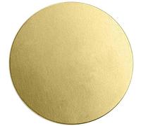 Disque en laiton H62 Plaque ronde Feuille de feuille Alliage de cuivre Joint circulaire Matériau découpé en métal Épaisseur 2,0 mm(Diameter:200mm 1pcs)