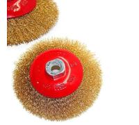 Disque en laiton universel brosse douce 125 mm m14