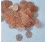 Disque en maille de cuivre haute pureté for piles bouton sodium-ion - Épaisseur: 45µm, densité surfacique: 180g/m², solutions personnalisables(D10mm 200)