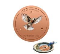 Disque en métal pour bain d'oiseaux | Plaque de nettoyage, disque de bain d'oiseaux avec support à trois points - pour terrasse, jardin, fontaine, ferme, cour, pelouse