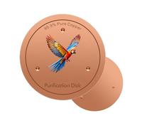 Disque en métal pour bain d'oiseaux, plaque de nettoyage pour eau - Disque de nettoyage pour bain d'oiseaux avec support à trois points - pour fontaine, ferme, cour, pelouse, terrasse, jardin