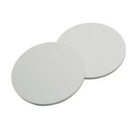 Disque en plastique blanc opaque Disque rond en plastique ABS blanc 280mm 1-5mm 2 pièces bricolage modélisation artisanale(Thickness 5mm)