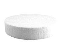 Rayher 3003300 Disque Polystyrène ø 15 cm x 4 cm d’épaisseur, pour Cake Pop, Blanc