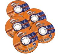 Leman Machine Disques de tronçonnage 113049.05 pour métal MD 115 x 2,5 x 22,23 mm Lot de 5