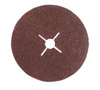 Leman - Lot de 25 disques fibre corindon brun D. 125 mm Gr. 24 pour bois et métaux - 6112524 - Leman