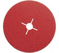 Disque fibre Quantum - grain céramique SG 60 -Diamètre 125mm-par 25 NORTON