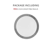Disque Filtre À Expresso Avec Papier Filtre Jetable, Compatible Avec Les Cafetières AeroPress(Wareset C)