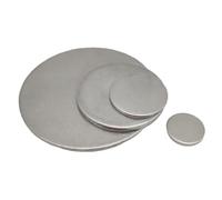 Disque Fin En Acier Inoxydable De 1,8 Mm D'épaisseur, Petite Plaque Ronde En Acier Massif De 7 À 80 Mm, Disque Circulaire En Tôle(16mm (25Pcs))