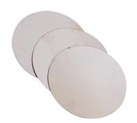 RAMBEX Disque Fin en Acier Inoxydable De 100mm, Épaisseur 0.05mm 0.1mm 0.2mm 0.3mm 0.4mm 0.5mm 1mm 2mm, Feuille Circulaire Métallique 1 Pièce (Color : 100mm, Size : 1.0mm)