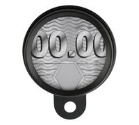 Disque Fiscal Universel pour Moto en Acier Inoxydable Étanche, D'Immatriculation Ronde pour Assurance Et Contrôle Routier Rapide