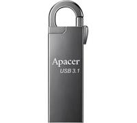 Disque flash USB Apacer, USB 3.0, 64Go, AH15A, argent, AP64GAH15AA-1, USB A, avec mousqueton
