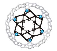 Galfer Wave 2.0 Mm Brake Disc Argenté 180 mm Silver / Blue