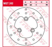 disque frein avant & arrière TRW LUCAS MST 243 MBK YAMAHA 50 NITRO 1997-06