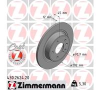 Disque Frein Axial Arrière pour Buick ( Sgm ) Chevrolet Opel