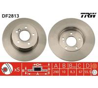 Disque Frein Axial Arrière pour Mercedes-Benz LC e CLK