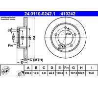Disque Frein Axial Avant pour Suzuki Jimny Samurai Vitara Cabriolet X-90