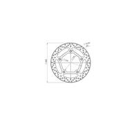 NG 1296 Disque de frein