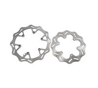 Disque frein moto Convient pour les rotors de disque frein moto KTM EXC XC XCW Disques avant et arrière Rotor de frein moto(Front and rear)