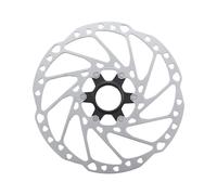 SHIMANO Mixte - Adulte E-SMRT64LEC Disque de Frein, Argent, Diamètre: 203mm